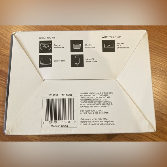 New Sharper Image Travel Humidifier - Picture 4 of 4